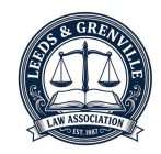 Leeds & Grenville Law Association logo.